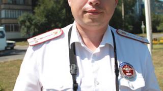 Дмитрий Савинов - инспектор по пропаганде безопасности дорожного движения и... немножко актер
