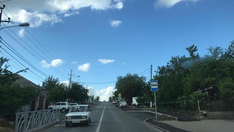 В Михайловске завершён ремонт дороги