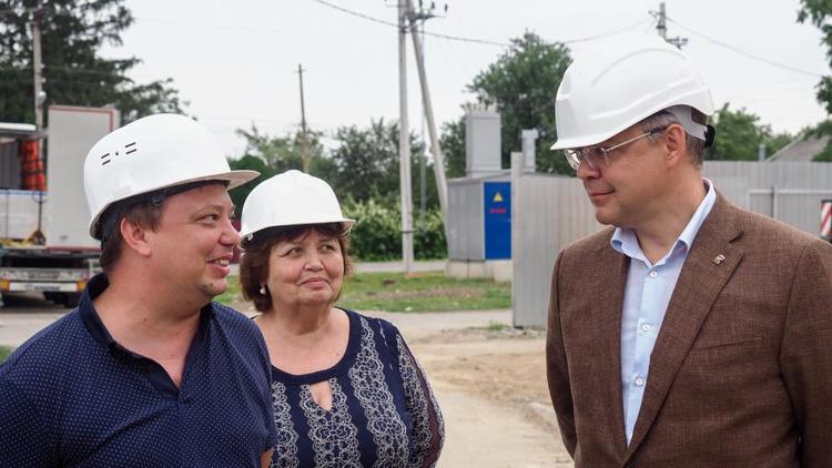 Губернатор Ставрополья проинспектировал строящиеся объекты в Кировском округе