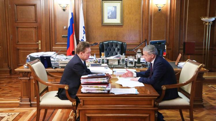 Руководитель «Газпрома» и глава Северной Осетии обсудили вопросы поставки газа