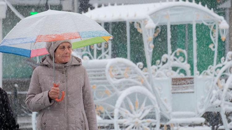 Дождь и мокрый снег ожидаются на Ставрополье в воскресенье