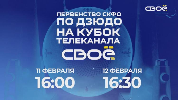 Дзюдоисты СКФО сразятся за Кубок телеканала «СвоёТВ»