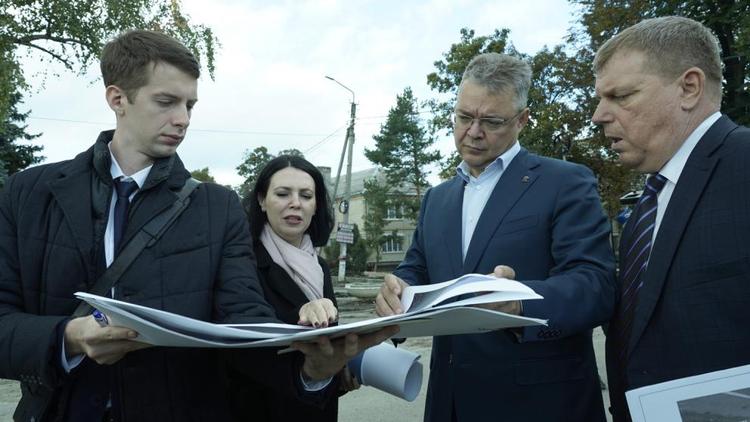 Новая пешеходная зона появится в селе Кочубеевском на Ставрополье