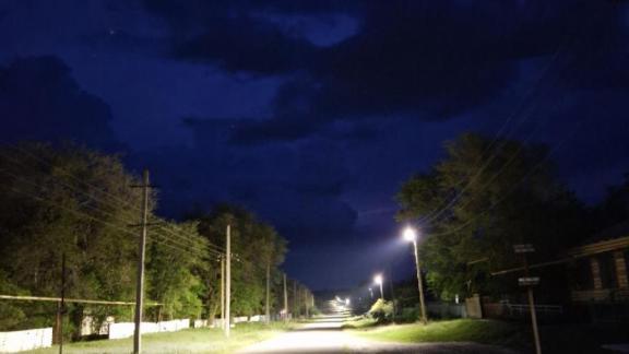 В селе Ипатовского округа установили освещение ещё на одном участке