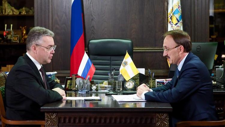 Губернатор Ставрополья провёл встречу с министром образования края