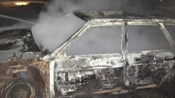 В ауле Тукуй-Мектеб Нефтекумского округа дотла сгорел ВАЗ девятой модели