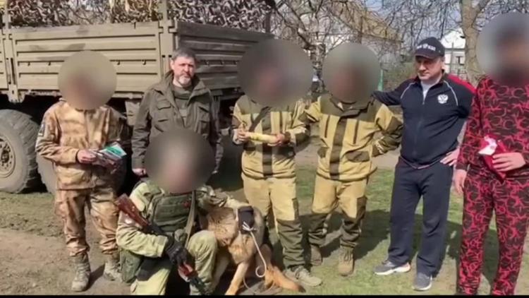 В зоне СВО вместе со ставропольскими бойцами служит пёс Пират