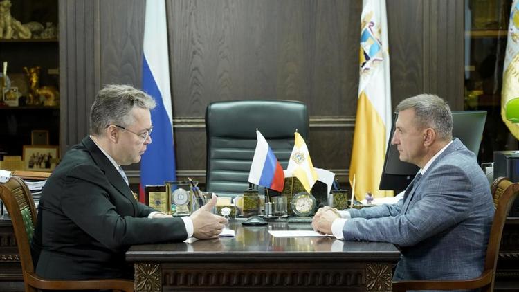 Губернатор Владимир Владимиров провел рабочую встречу с главой минпрома края