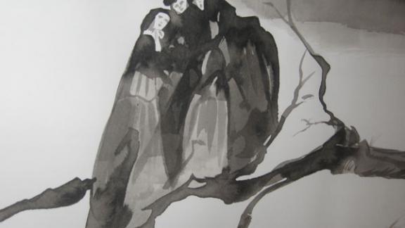Рисунки в стиле дзен представил Михаил Шемякин на выставке в Пятигорске