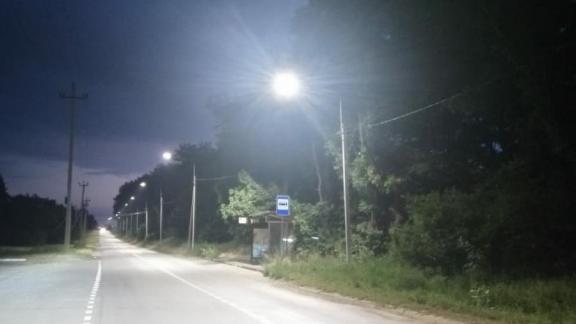 На улице Коломийцева в Ставрополе зажглись новые фонари