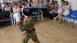 Музыкальный подарок медикам Ставропольского госпиталя МВД устроили кадеты