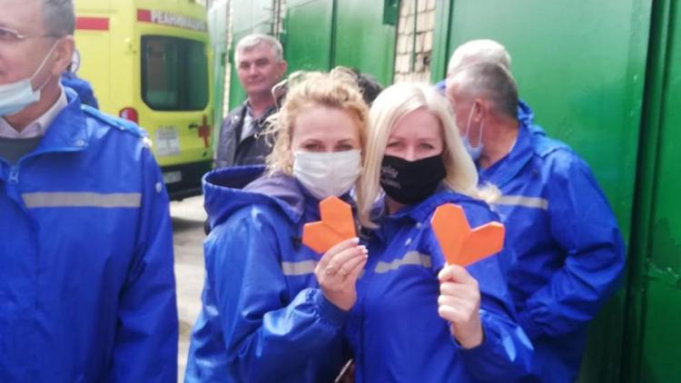 Ставропольские волонтёры поздравили медработников в рамках акции «Спасибо, фельдшер!»