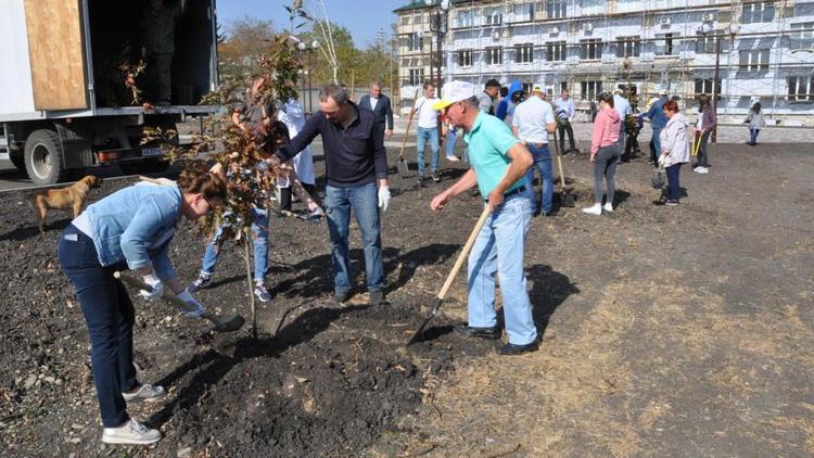 В Ставрополе высадили дубовую аллею, посвящённую сельхозработникам