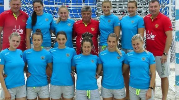 Женская сборная России по пляжному гандболу вступила в борьбу в чемпионате мира