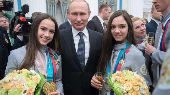 Государственные награды вручены российским спортсменам-олимпийцам