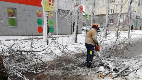 В Ставрополе устраняют последствия непогоды