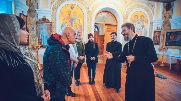 Учёный из Болгарии посетил приход храма Преображения Господня Ставрополя