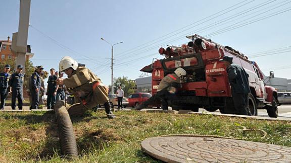 Ставропольские пожарные стали лучшими в СКФО