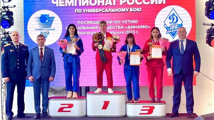 Сотрудница УФСИН Ставрополья стала чемпионкой России по универсальному бою