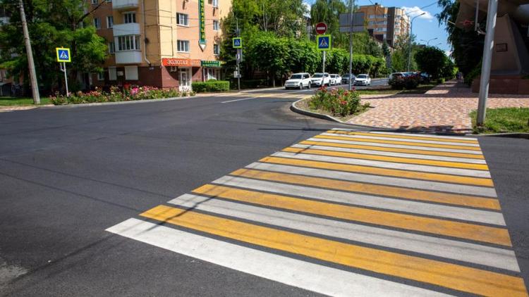 В Ставрополе завершили дорожный ремонт на улице Ломоносова