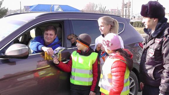 Акции «Детское кресло - спасает жизнь!» и «Пешеход на дороге!» прошли в Андроповском районе
