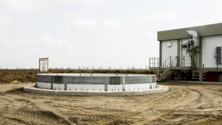 На Бондаревской ветроэлектростанции в Ставропольском крае завершается установка фундаментов
