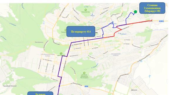 В Ставрополе разъяснили схему движения общественного транспорта по двум отменённым маршрутам