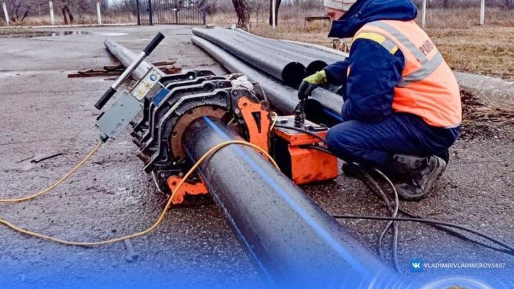 В Кочубеевском округе Ставрополья оперативно отремонтировали водопровод