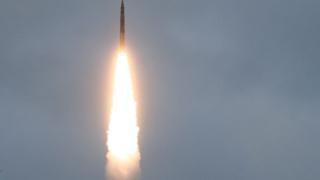 Полет межконтинентальной баллистической ракеты «Тополь» заметили жители Ставрополья
