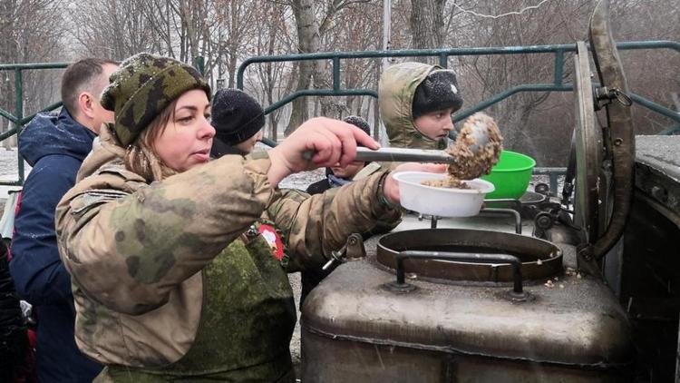 На Ставрополье 23 февраля сварили 600 килограммов каши